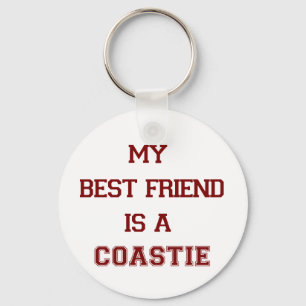 My Best Friend Is A Coastie New Key Ring