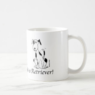 My best friend is a retriever coffee mug