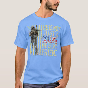 My Best Friend Is A Soldier Proud Army Friend Mili T-Shirt