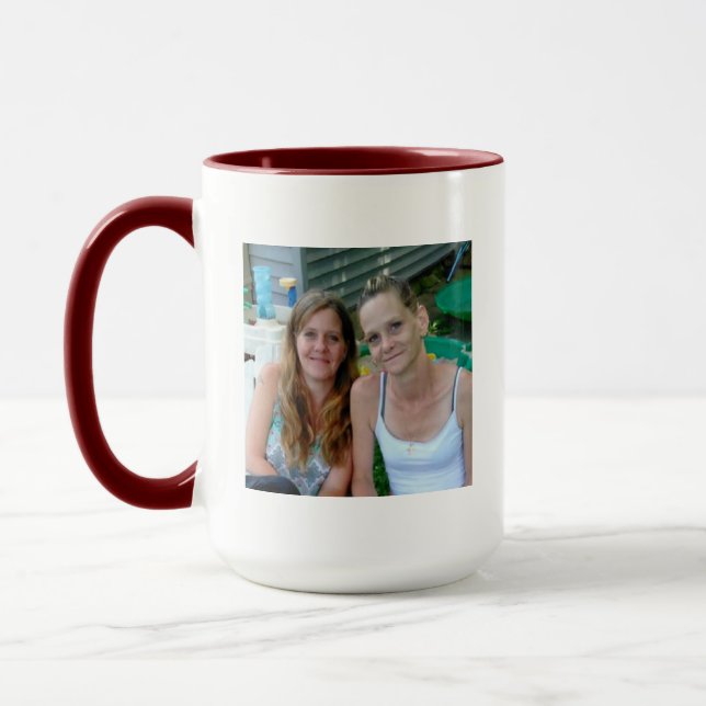 My Best Friend, My Sister, Personalised Photo Mug (Left)