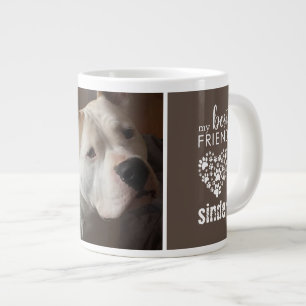 My Best Friend Pet Dog Photo Personalised Large Coffee Mug