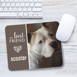My Best Friend Pet Photo Personalized Mouse Mat