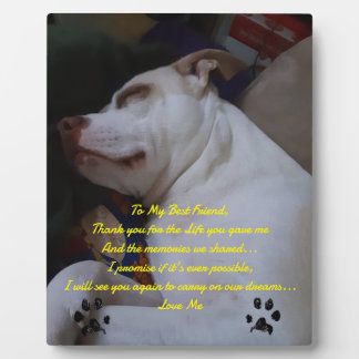 My Best Friend Plaque
