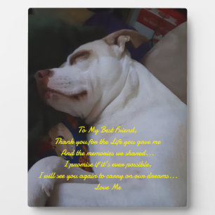 My Best Friend Plaque
