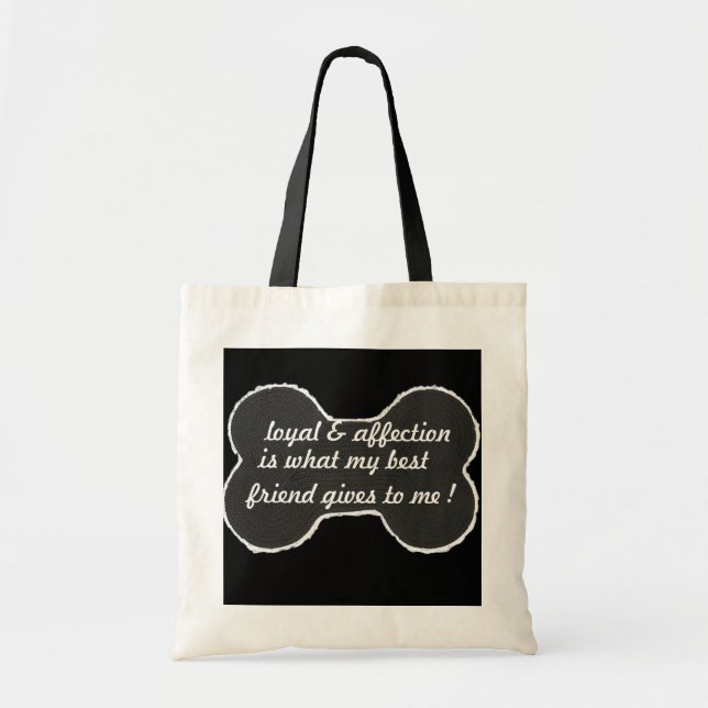 my best friend tote bag (Front)