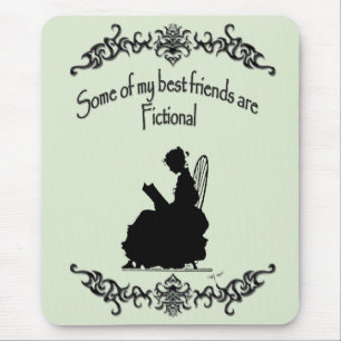 My Best Friends Are Fictional Mouse Mat