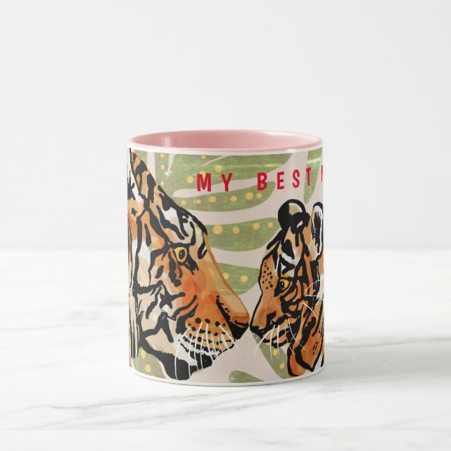 MY BEST MAMA Two-Tone COFFEE MUG (Center)