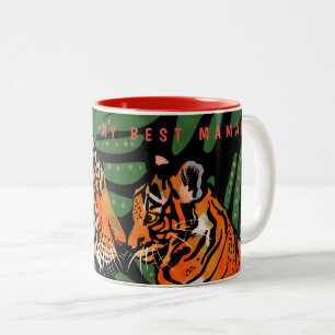 MY BEST MAMA Two-Tone COFFEE MUG