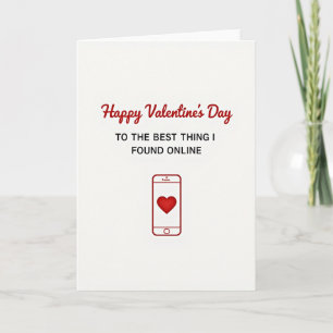 My Best Online Valentine Match Card