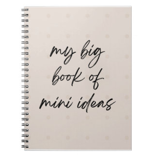 "My big book of mini ides"