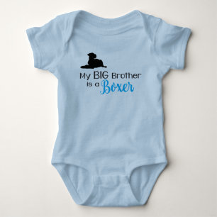 My Big Brother is a  Boxer Dog Baby Bodysuit
