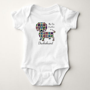 My Big Brother is a Dachshund Bodysuit