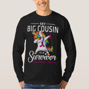 My BIG COUSIN Is A Survivor Breast Cancer Awarenes T-Shirt