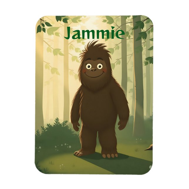 My big foot puzzle  magnet (Vertical)