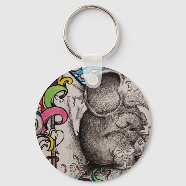 my big surprise keychian key ring (Front)