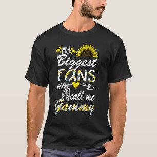 My Biggest Fan Call Me Gammy Grandma Mothers Day T-Shirt