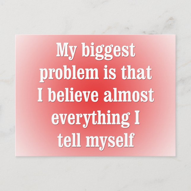 My biggest problem is that postcard (Front)