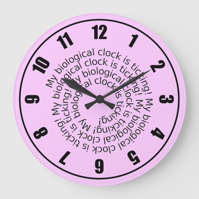 My Biological Clock is Ticking Clock (Front)