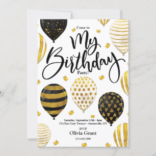 My Birthday Celebration Invitation