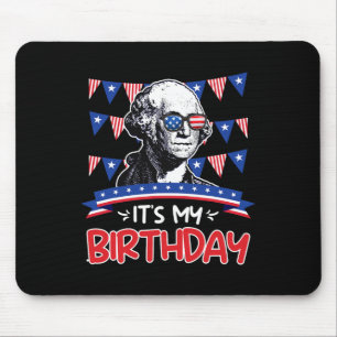 My Birthday Independence Day George Washington Par Mouse Mat