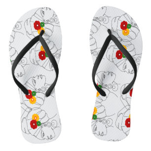 My Black Is Beautiful Flip Flops