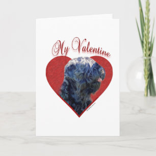 My Black Russian Terrier Valentine Holiday Card