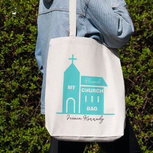 My Blessed Church Bag Blue Custom Name Kid's Bag