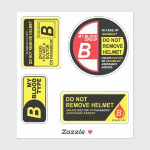 My Blood Type B Stickers Pack