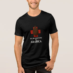 My Blood type is Arabica Premium Men's Tri-blend Tri-Blend Shirt