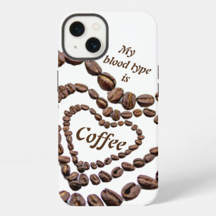 My blood type is coffee lovers caffeine Case-Mate iPhone 13 Case