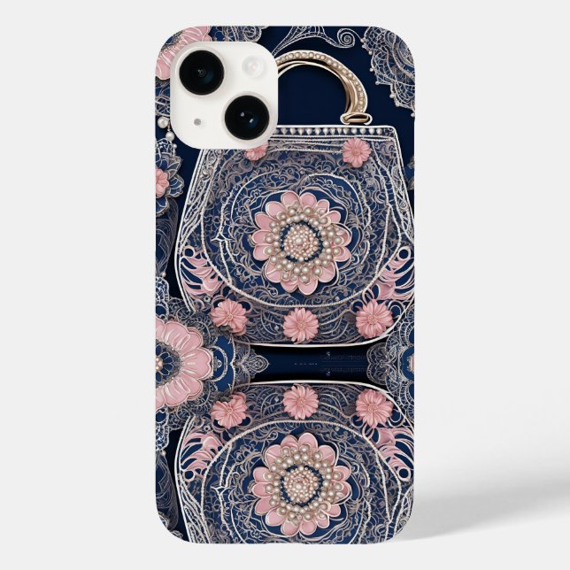 My Blue Purse AI art  Case-Mate iPhone Case (Back)