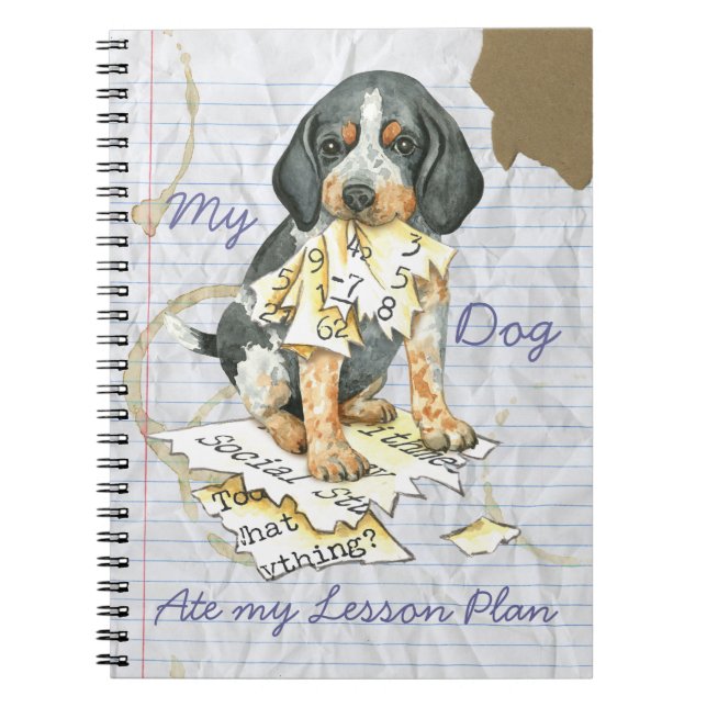 My Bluetick Ate My Lesson Plan Notebook (Front)