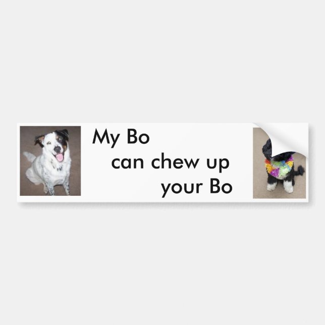 My Bo Bumper Sticker (Front)