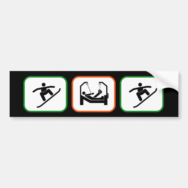 MY BOARDING SCHOOL BUMPER STICKER (Front)