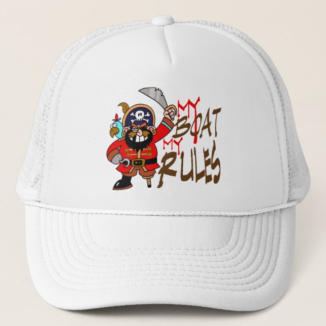 My Boat My Rules Captains hat (Front)