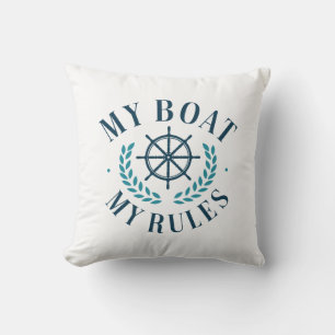 My Boat My Rules Cushion