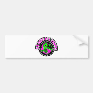 MY BODY IS A TEMPLE BUMPER STICKER