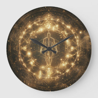 My Body is the Circle – Embodied Sigil Large Clock