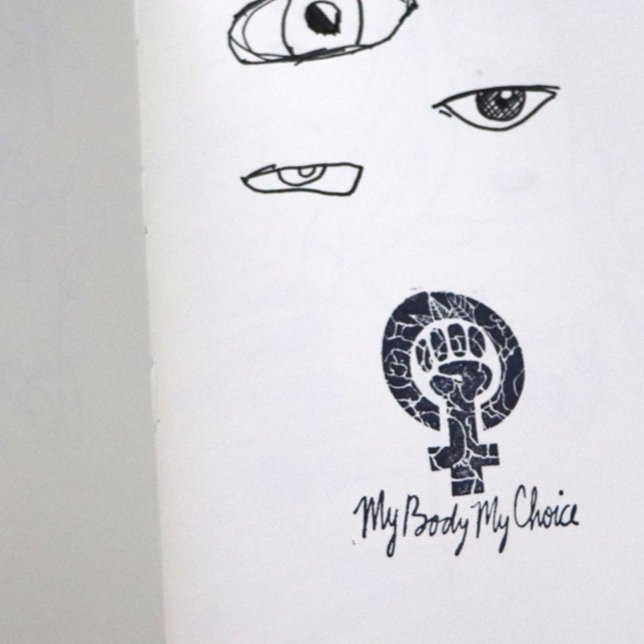 My Body My Choice Feminist Pro-choice Rubber Stamp (Creator Uploaded)