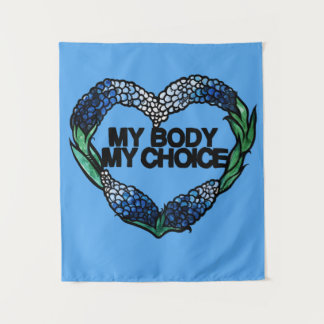 My Body My Choice Feminist Pro-choice Tapestry