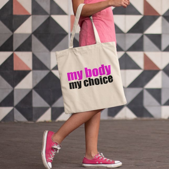 My Body My Choice Pro Choice Feminist Tote Bag (Creator Uploaded)