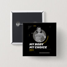 My Body My Choice Retro Women' Rights Illustration