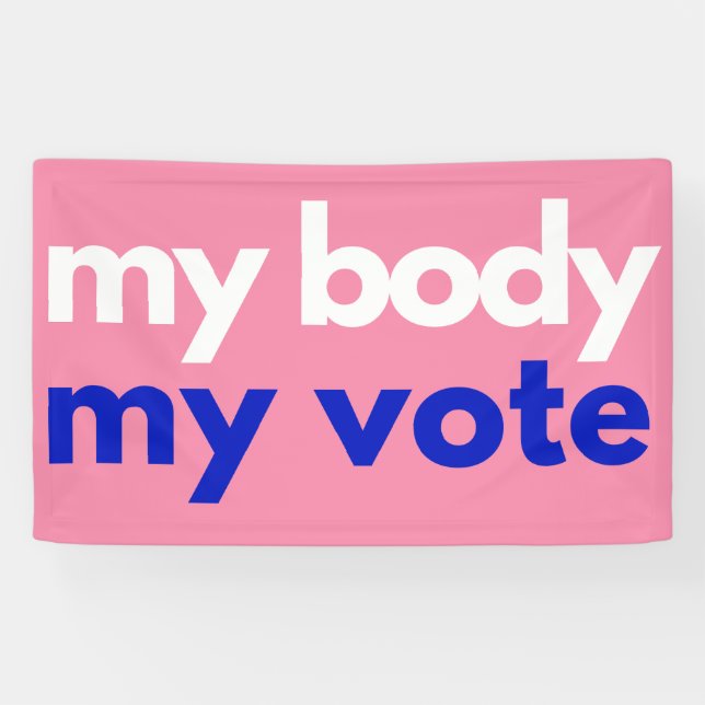 My Body My Vote Roevember Banner (Horizontal)