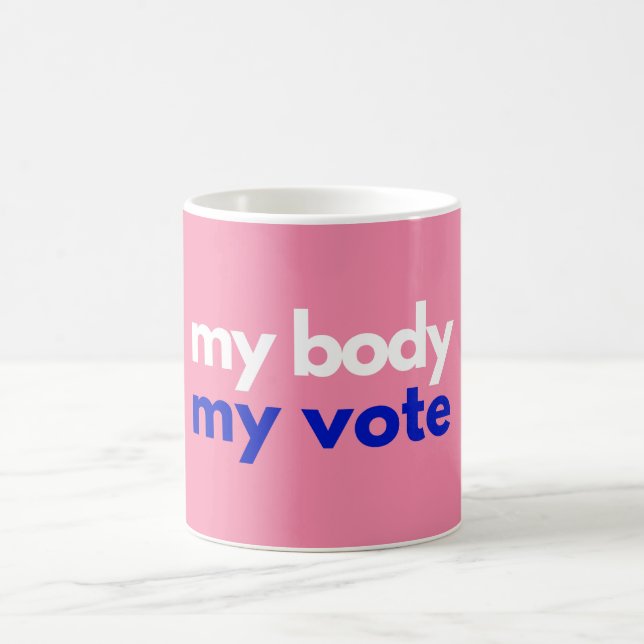 My Body My Vote Roevember Coffee Mug (Center)