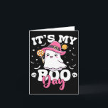 My Boo Day Cute Halloween Birthday Ghost Boy Girl  Card<br><div class="desc">My Boo Day Cute Halloween Birthday Ghost Boy Girl Kids</div>