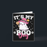 My Boo Day Cute Halloween Birthday Ghost Boy Girl  Card<br><div class="desc">My Boo Day Cute Halloween Birthday Ghost Boy Girl Kids</div>