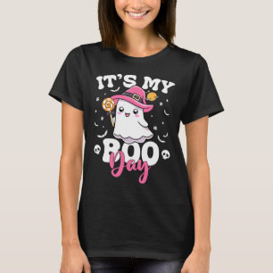 My Boo Day Cute Halloween Birthday Ghost Boy Girl T-Shirt