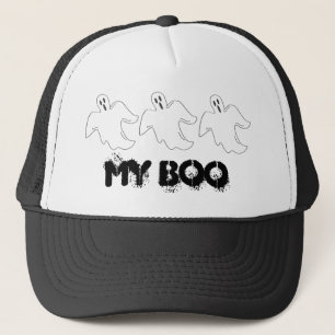 My Boo Halloween Spooky Ghost Trick-or-Treat Trucker Hat
