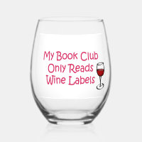 My Book Club Only Reads Wine Labels