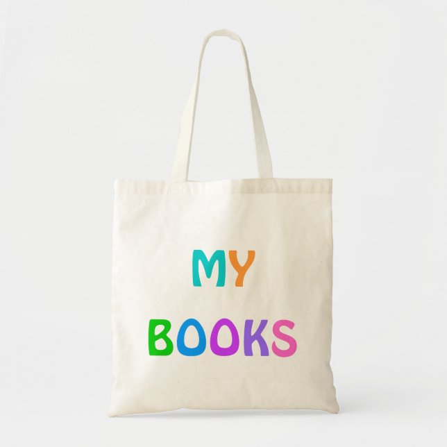 MY BOOKS Tote Bag (Front)